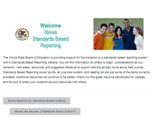 Tablet Screenshot of isbestandardsbasedreporting.com